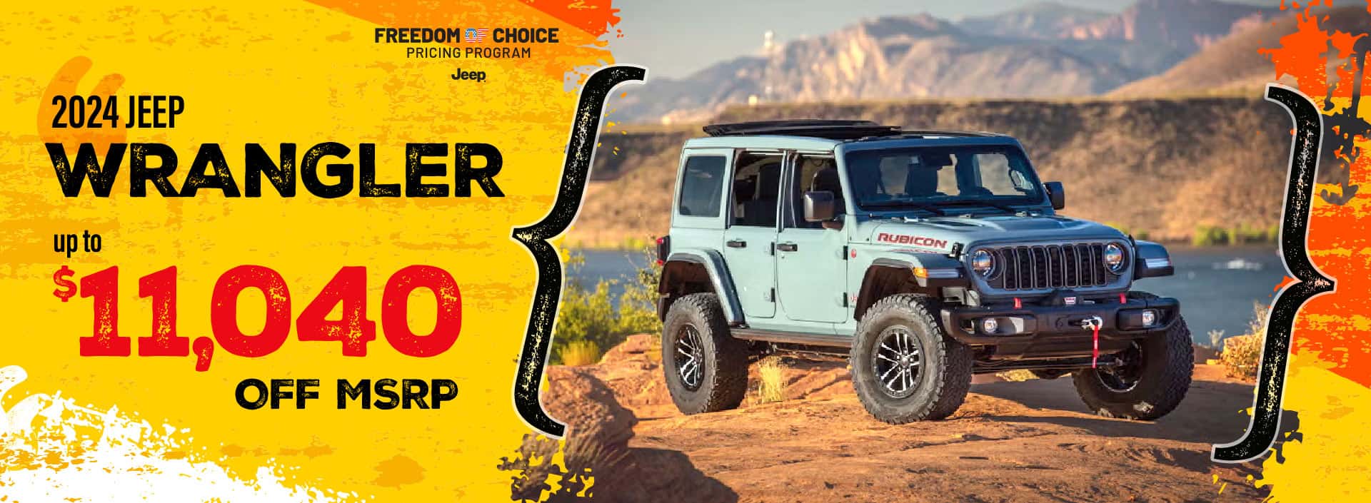 2024 Jeep Wrangler - up to $11040 off MSRP