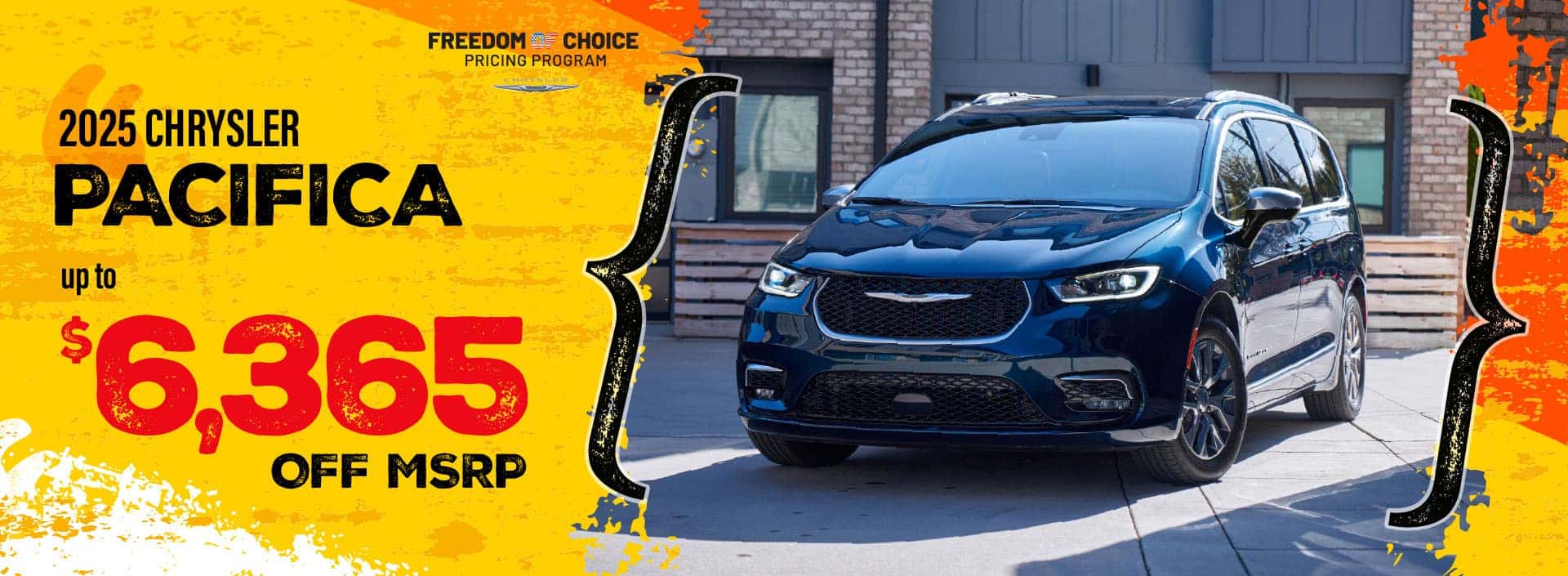 2025 Chrysler Pacifica - up to $6365 off MSRP