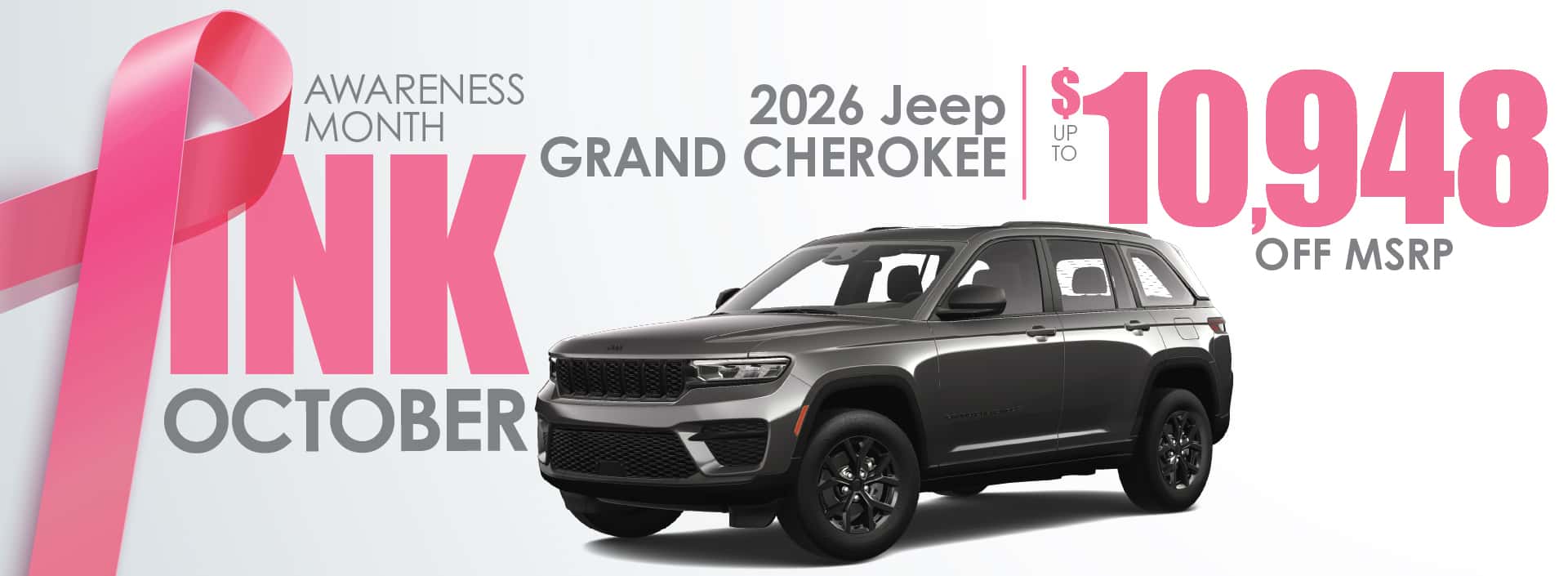 2026 Jeep Grand Cherokee - up to $10,948 off MSRP