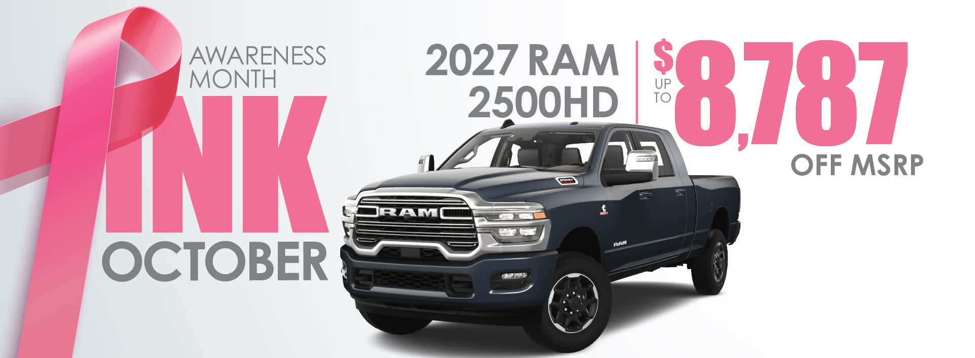 2027 RAM 2500 HD - up to $8787 off MSRP