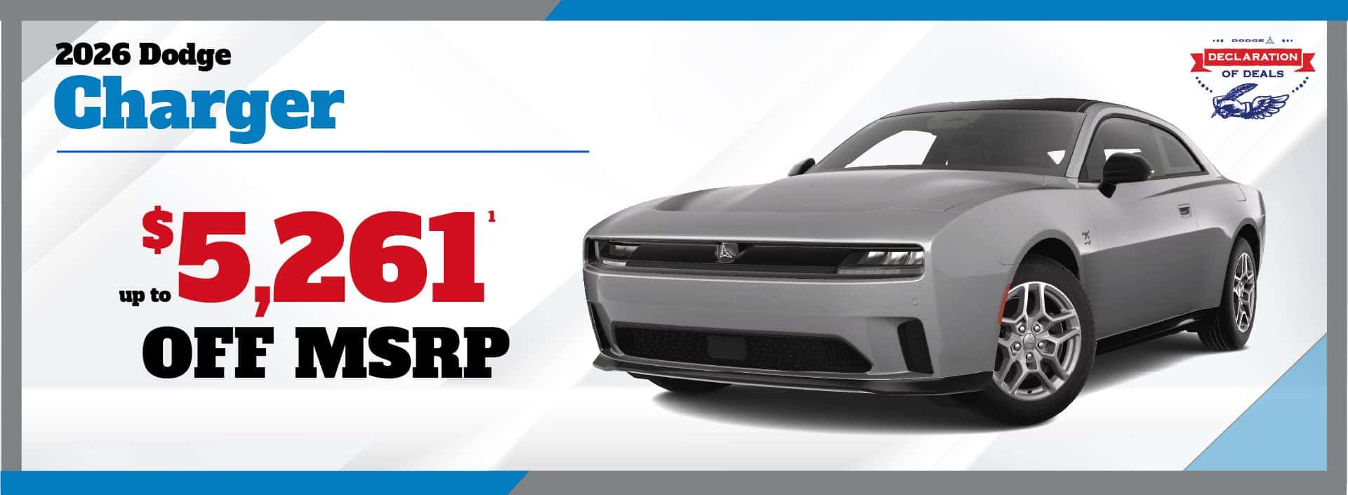 2026 Dodge Charger - up to $5261 off MSRP
