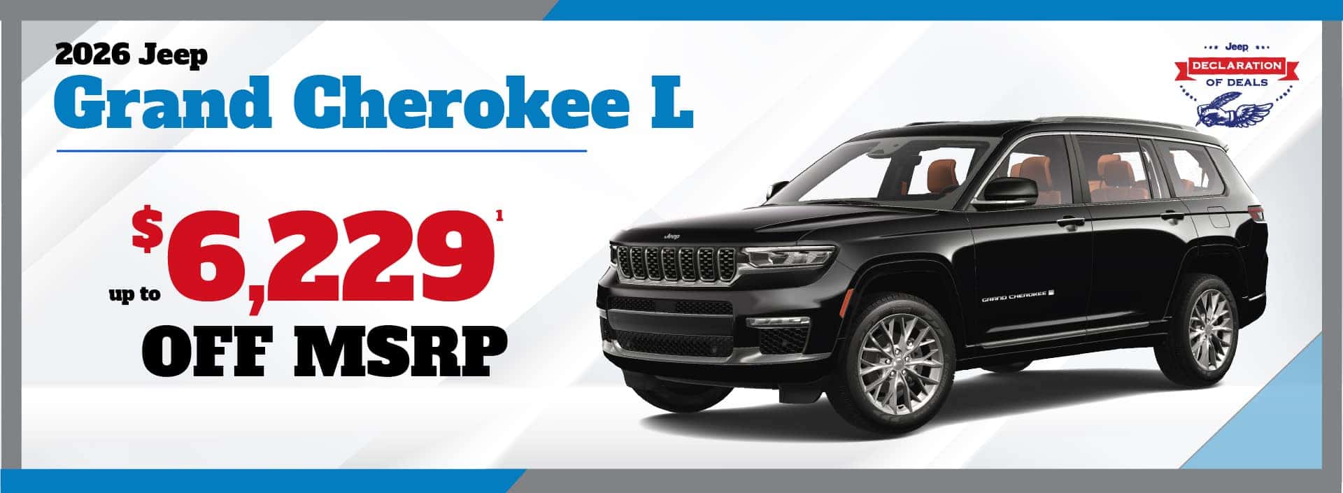2026 Jeep Grand Cherokee L - up to $6229 off MSRP