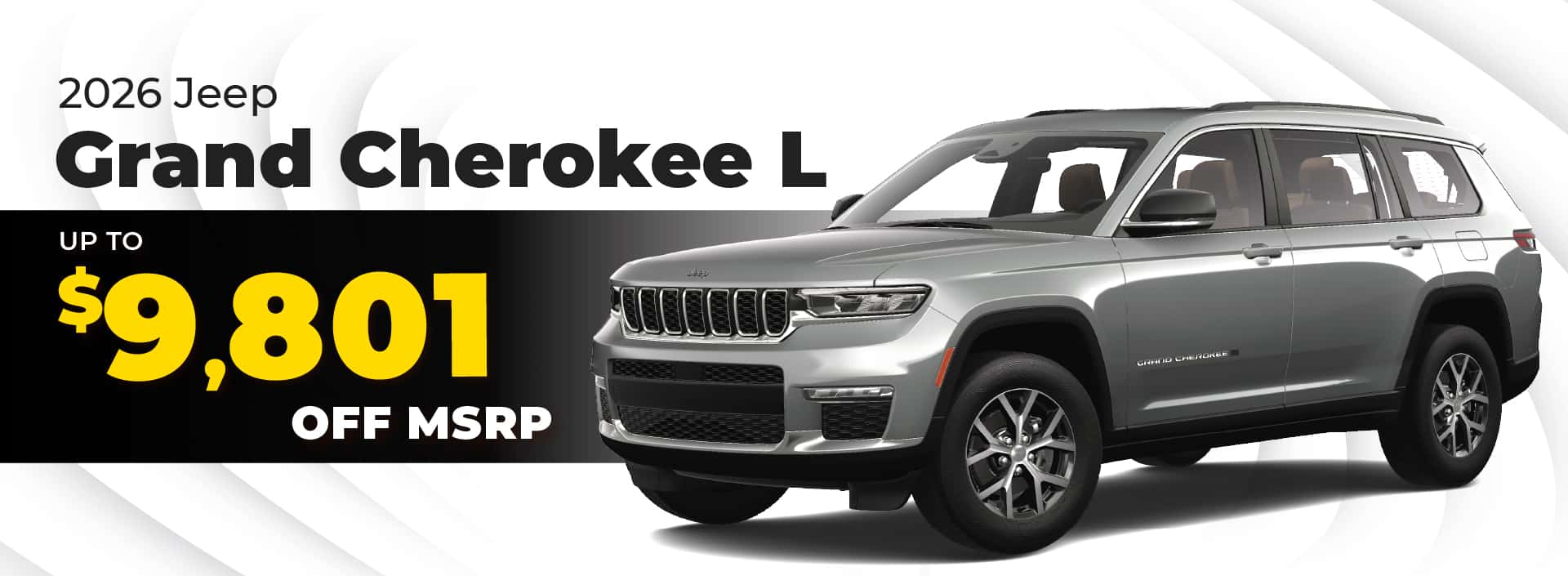 2026 Jeep Grand Cherokee L - up to $9801 off MSRP