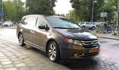 A 2021 Honda model for a family sits in a driveway in Marion, IL.