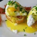 Eggs, toast, and bacon at a breakfast restaurant in Marion, IL