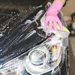A car receives a wash, wax, and car detail in Marion, Illinois