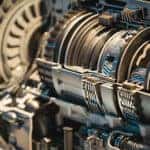 cutaway view of a car transmission
