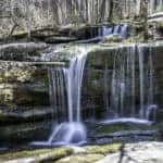 Burden Falls, a landmark and historical site in Marion, Illinois