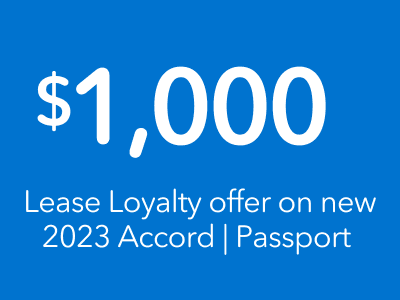 $1,000 Lease Loyalty Offer