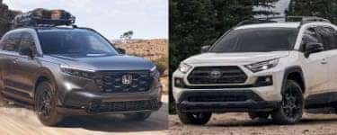 2023 Honda CR-V vs 2023 Toyota RAV4 exterior