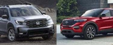 2023 Honda Passport vs 2023 Ford Explorer SUV comparison