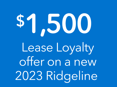$1,500 Lease Loyalty Offer
