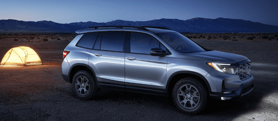 2024 Honda Passport parked outside a camp near Marion, IL.