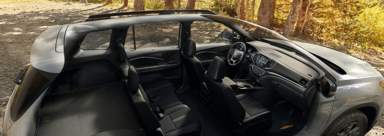 2024 Honda Passport Interior cut out showing seating and space.