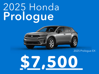 $7,500 Toward the Lease or Purchase of a new Prologue