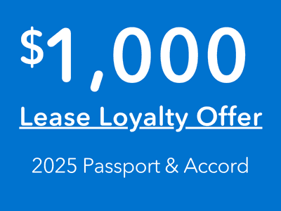 $1,000 Lease Loyalty Offer