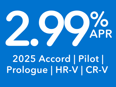 2.99% APR Financing
