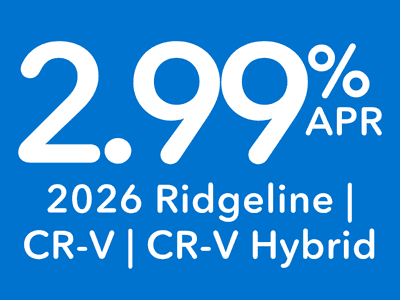 2.99% APR Financing