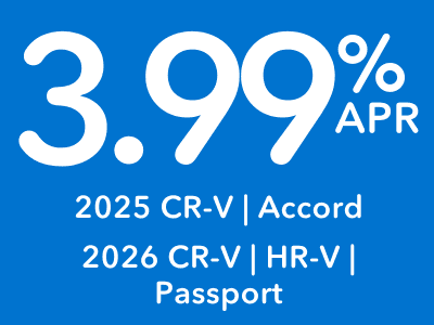3.99% APR Financing
