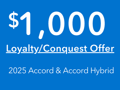 $1,000 Loyalty/Conquest Offer