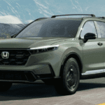 2026 Honda CR-V in green paint color.