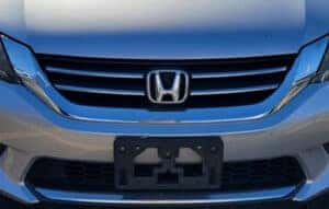 grille of a 2010 Honda Civic