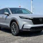 grey 2026 Honda CR-V Hybrid SUV parked at the Ike Honda dealership in Marion, IL