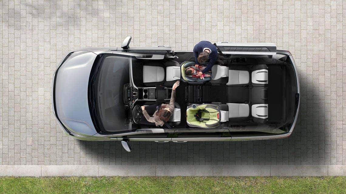 2027 Honda Odyssey Top-Down View of Interior Seating