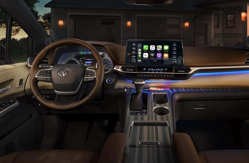 2021 Toyota Sienna Interior with Apple CarPlay® | Ira Toyota of Hyannis | Hyannis, MA