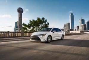 2022 Toyota Corolla Hybrid in white