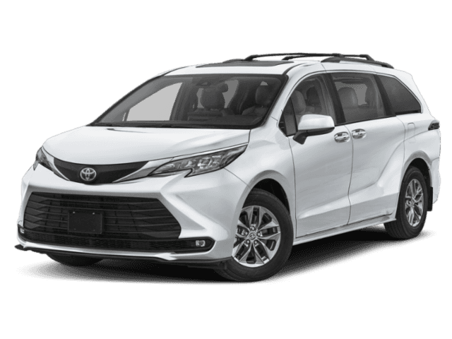 white toyota sienna