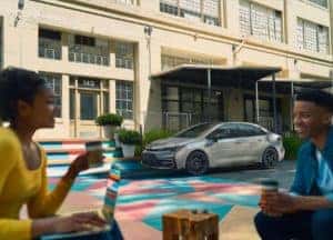 2022 Toyota Corolla parked in the shade