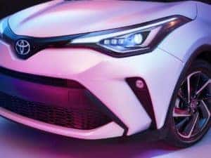 Close up of a Toyota