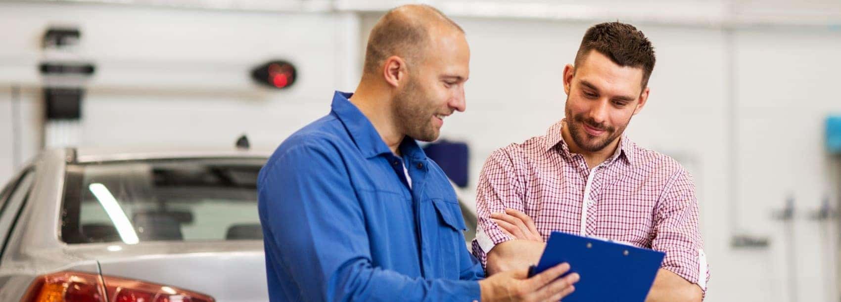 Technician Explaining Estimate