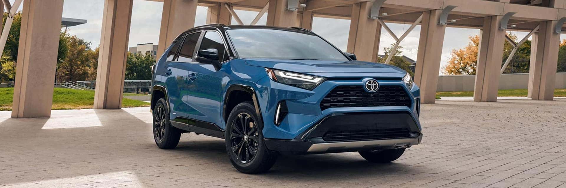 2025 Toyota RAV4 Hybrid XSE in Cavalry Blue with Midnight Black Metallic Roof