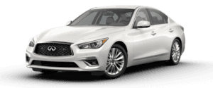 2021 INFINITI Q50 Sedan White Exterior