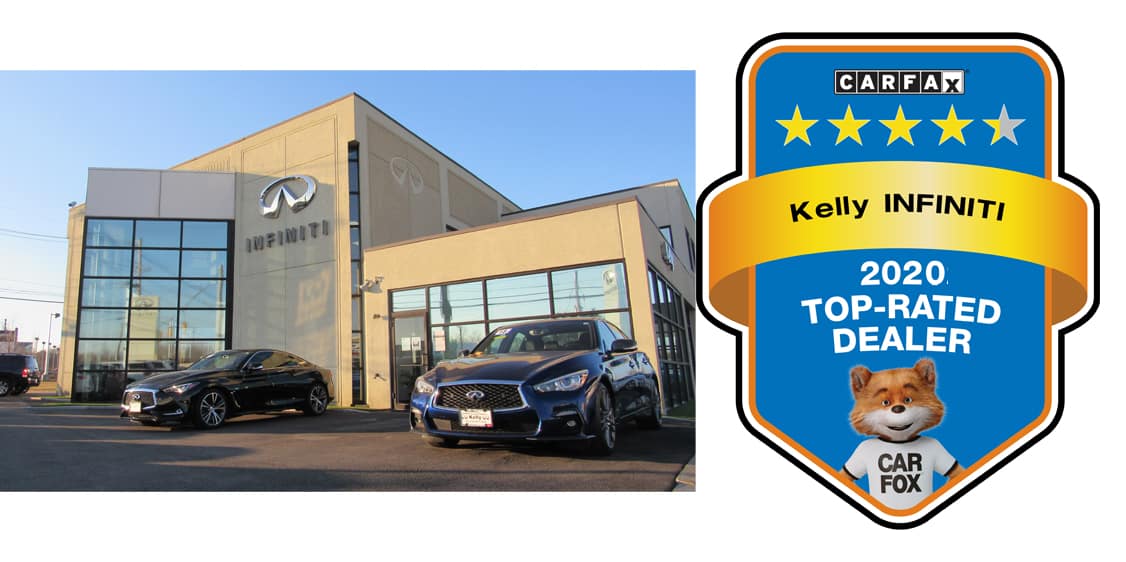 Kelly INFINITI Named CARFAX Top-Rated Dealer For 2020 | Kelly INFINITI