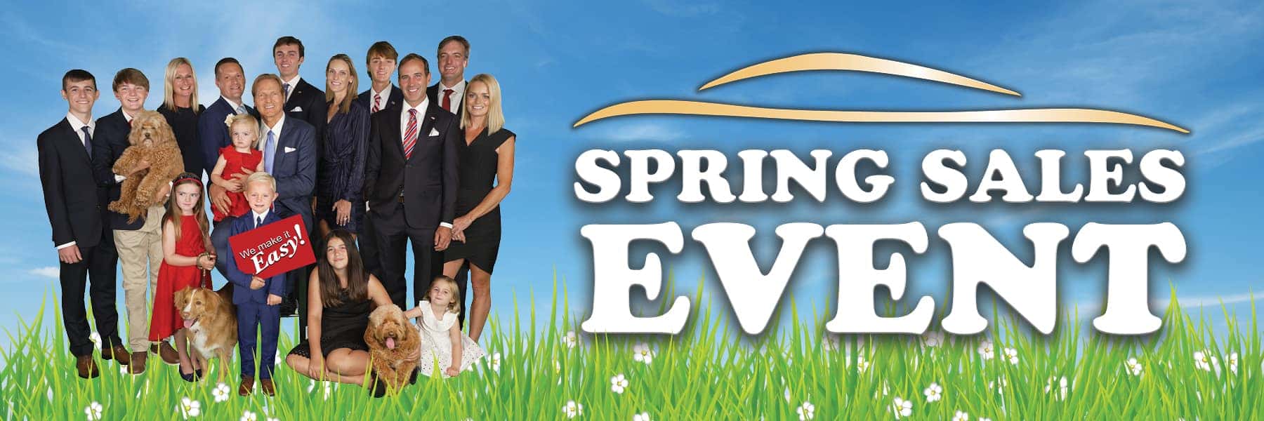 Brian Kelly with Family - Kelly INFINITI Spring Sale Event