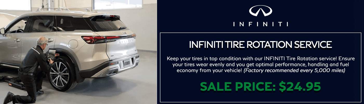 INFINITI Tire Rotation Black Friday Offer - Kelly INFINITI