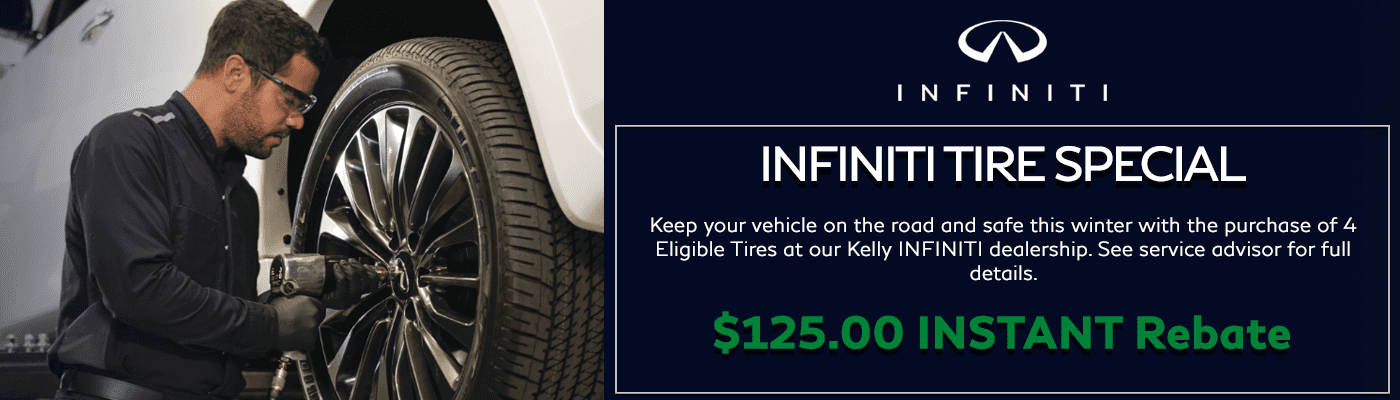 INFINITI Tire Rebate Black Friday 2023 Kelly INFINITI Danvers MA