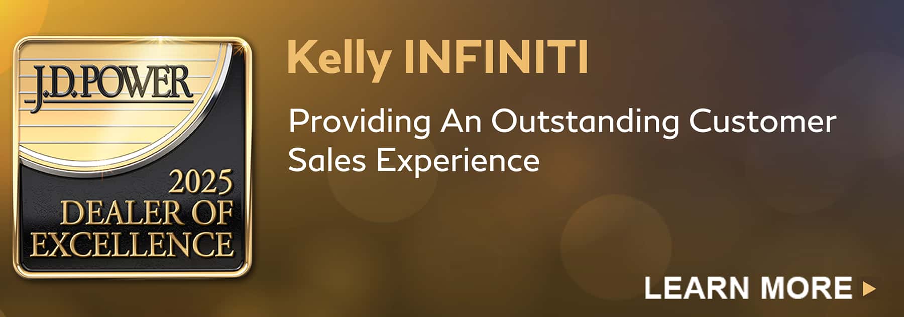 Kelly INFINITI Earns 2025 J.D. Power Dealer of Excellence Award