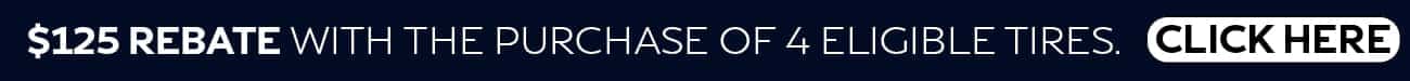 INFINITI Tire Rebate Offer - Get $125 Rebate with Purchase of 4 Eligible Tires at Kelly INFINITI