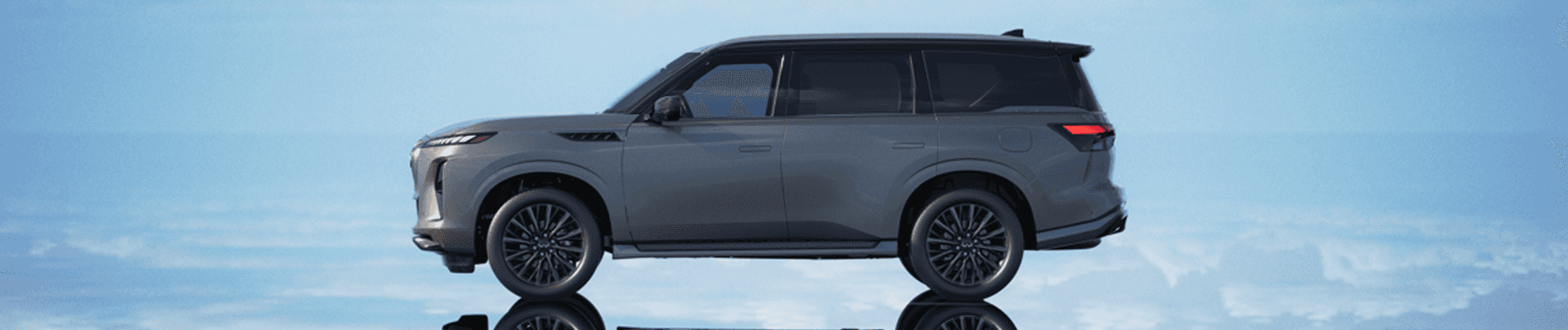 Side Profile of new 2025 INFINITI QX80 SUV
