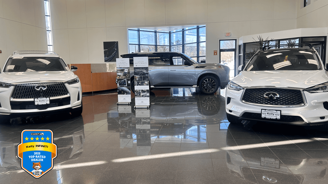 KELLY INFINITI NAMED A CARFAX TOP-RATED DEALER SEVEN YEARS IN A ROW
