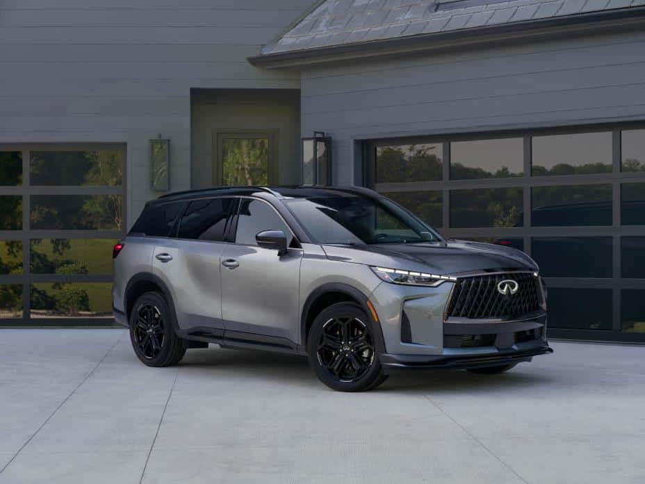 New 2027 INFINITI QX60 SPORT trim parked in driveway