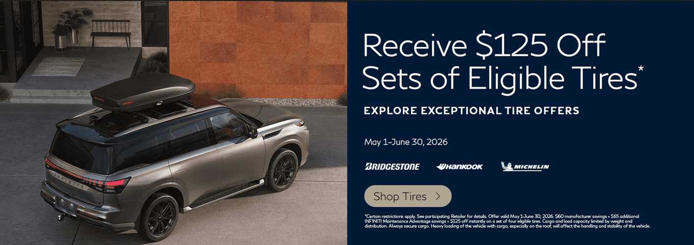 Receive $126 Off Sets of Eligible Tires web banner