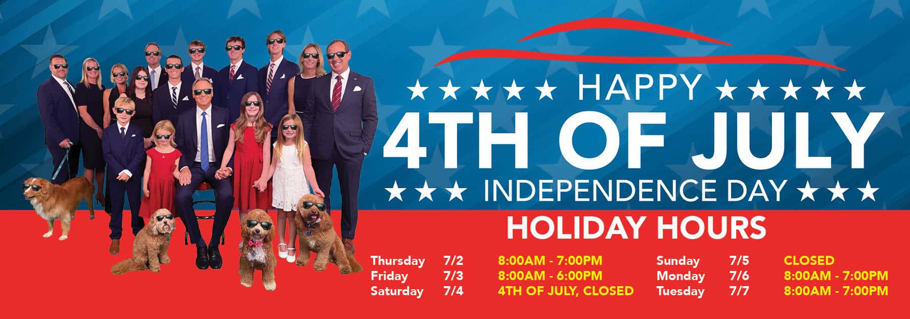 July 4th Hours at Kelly INFINITI