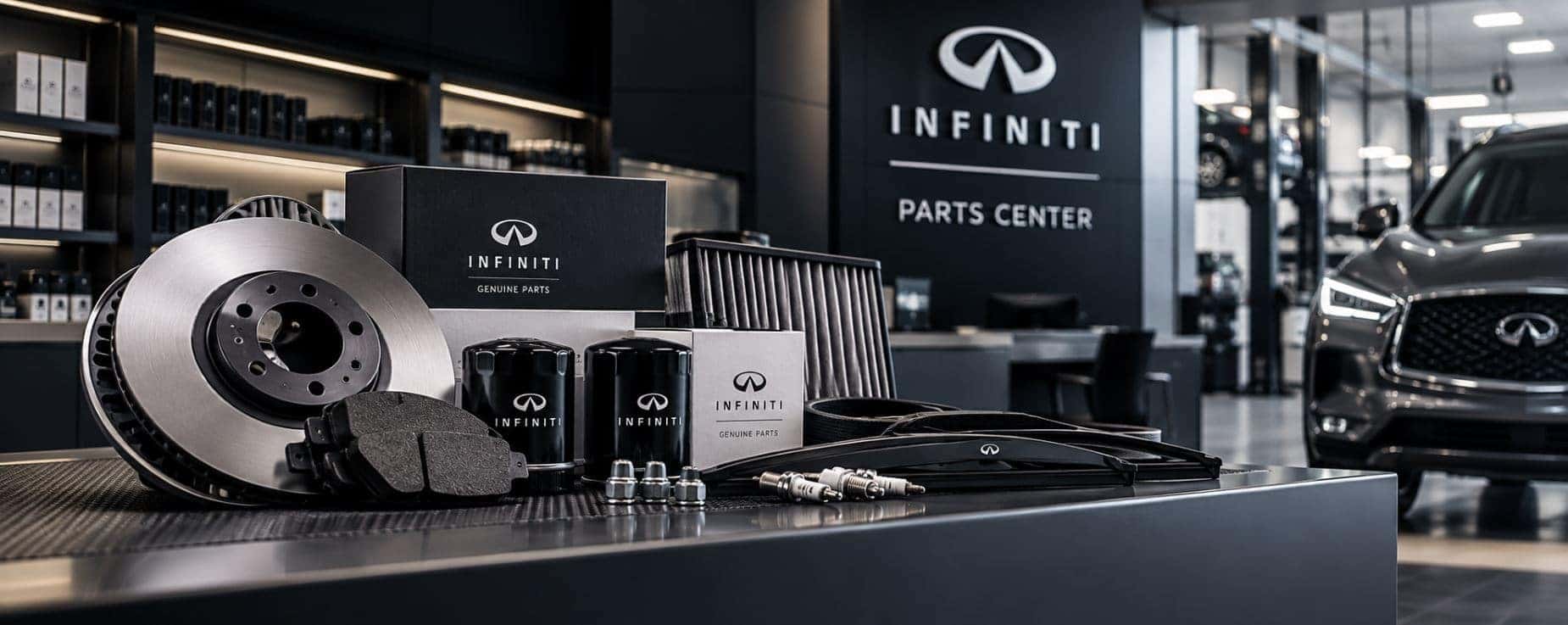 Genuine INFINITI parts and accessories at the Kelly INFINITI Parts Center in Danvers Massachusetts