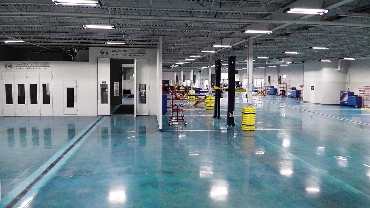 Interior of the Kelly Automotive Collision Center