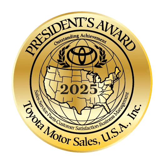 2025 Toyota President's Award Logo
